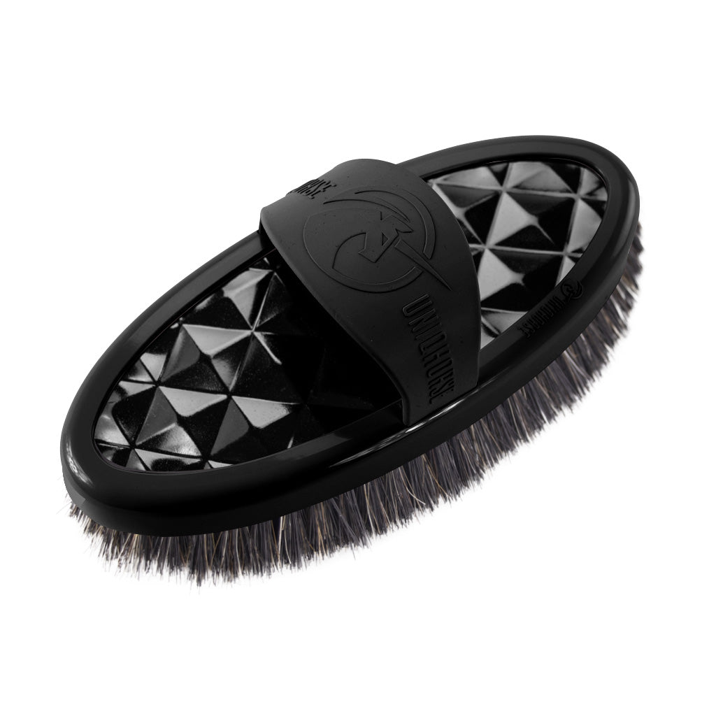 Geschenkset mit Kardätsche und Wurzelbürste